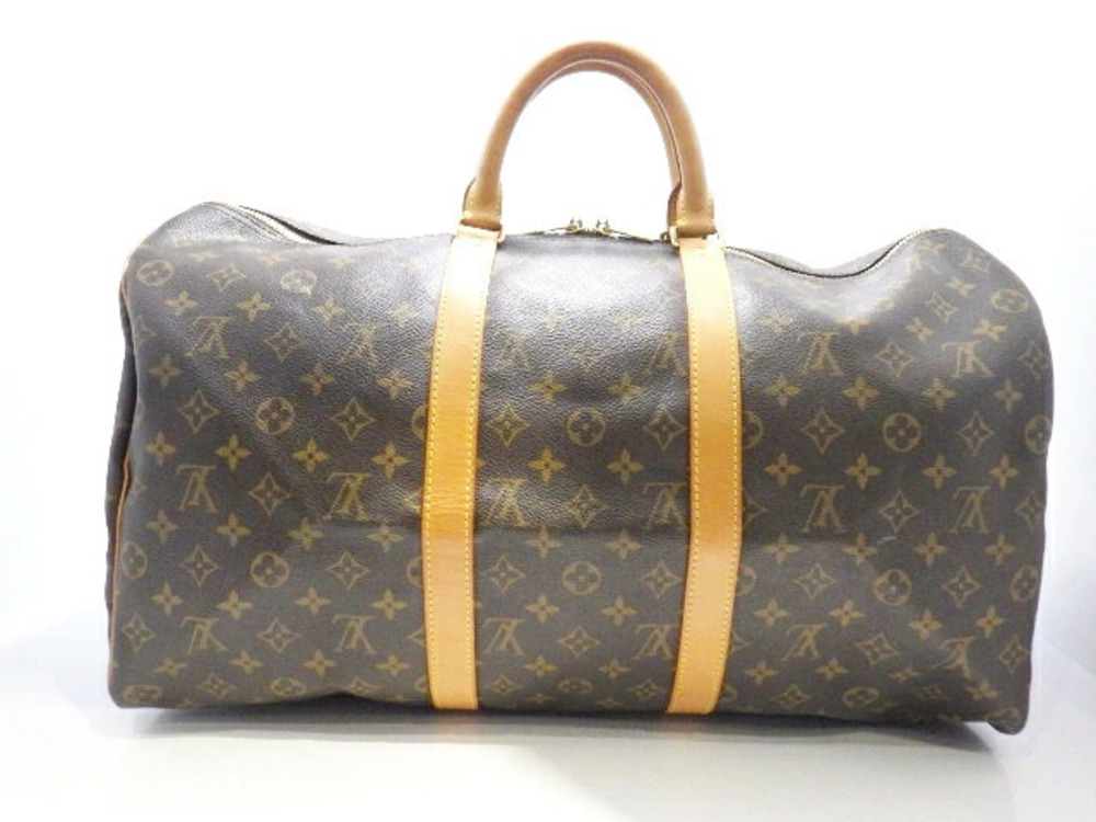 LOUIS VUITTON Keepall Boston Bag Monogram